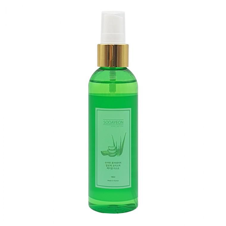 수아연 알로에 모이스처 페이셜 미스트 100ml 휴대용 수분보습 얼굴 스킨케어