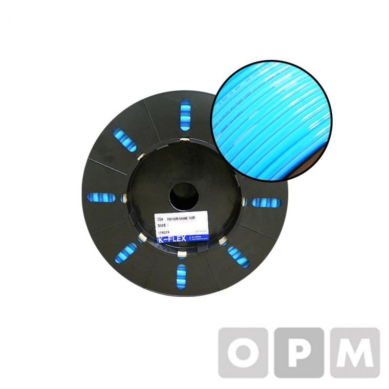 JA)남강 청우레탄호스(롤)외경6mm 내경4mm 100M / 1롤