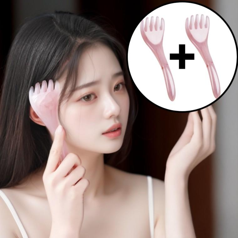 두피괄사 머리 얼굴 승모근 괄사 마사지 지압기