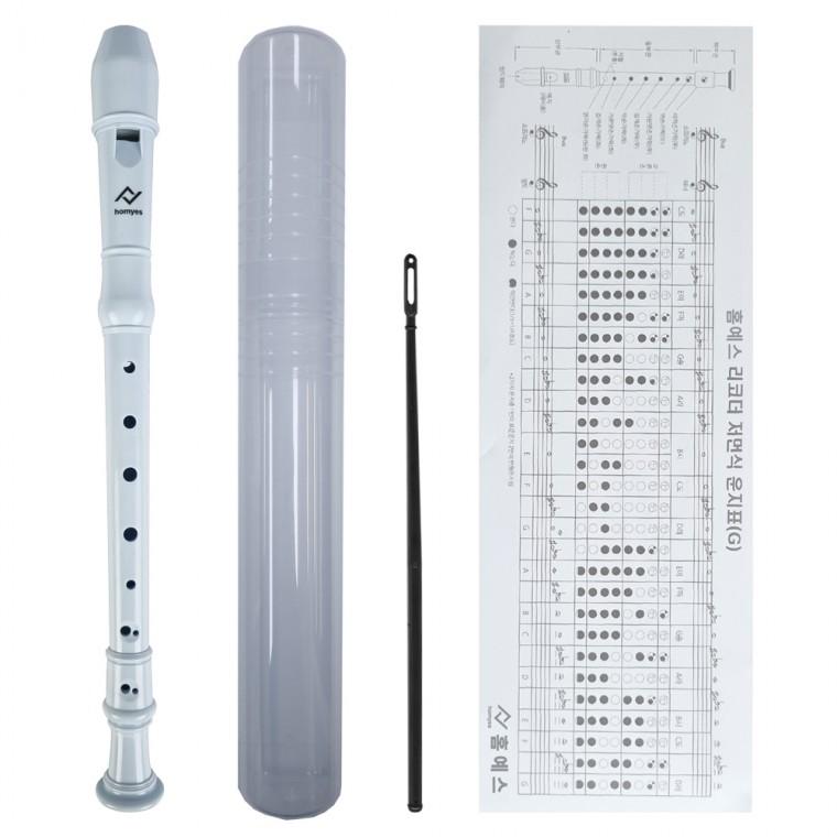 홈예스 소프라노 2단 분리 리코더 저먼식+3종 풀패키지 10개
