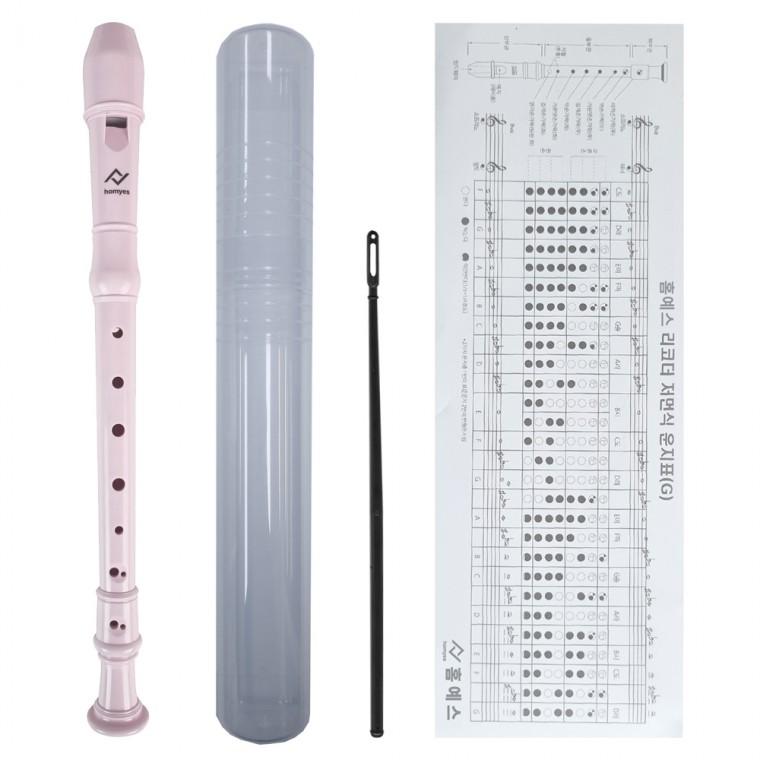 홈예스 소프라노 2단 분리 리코더 저먼식+3종 풀패키지 20개