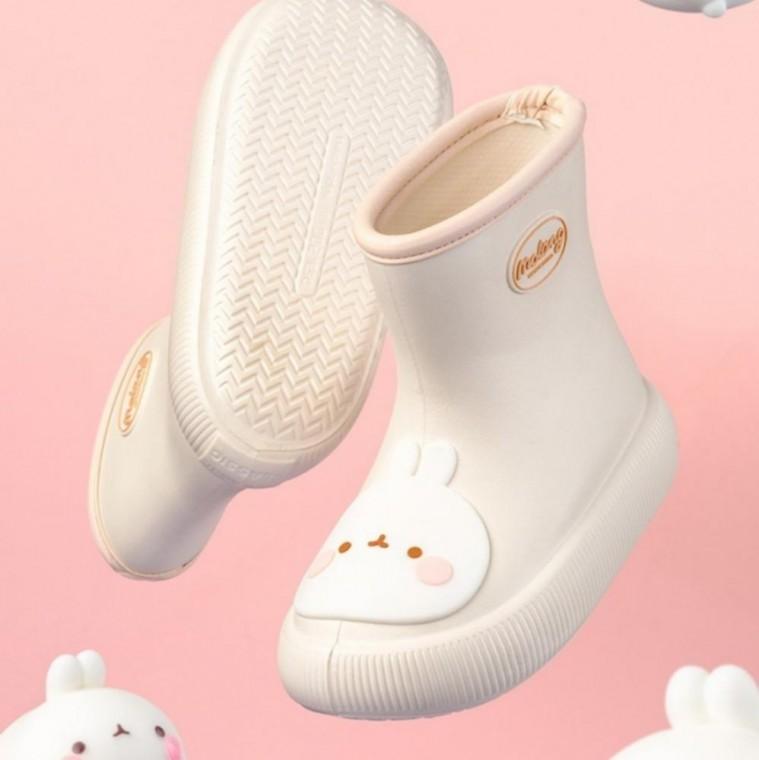 몰랑이 아동 어린이 키즈 발목 레인 부츠 장화 신발