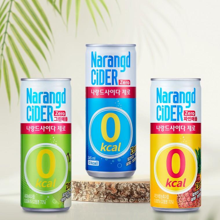 동아오츠카 나랑드사이다 245ml x 30캔 3가지맛 탄산음료