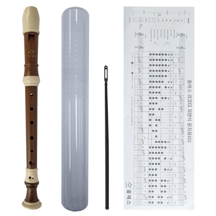 홈예스 소프라노 3단 분리 리코더 저먼식+3종 풀패키지 10개