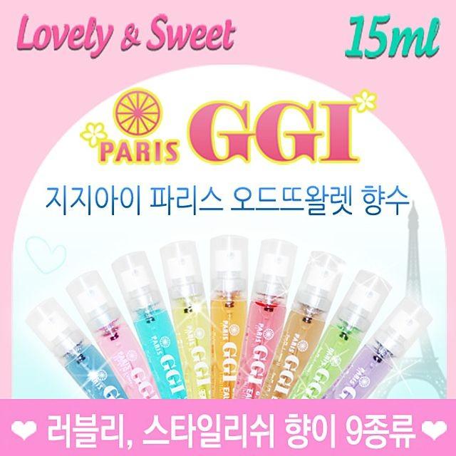 지지아이 파리스오뜨뜨왈렛 러블리 향수15ml 9종