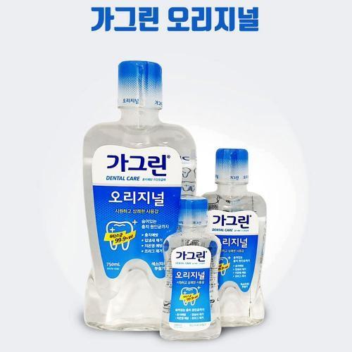 가그린 750ml 오리지널 제로 스트롱 라임 덴탈케어 상괘한 가글 입냄새제거 가글 구강청정제