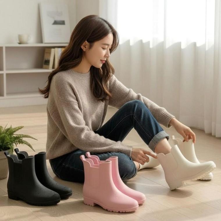 디랩스 첼시 첼시부츠 앵클 미들 레인부츠 장화