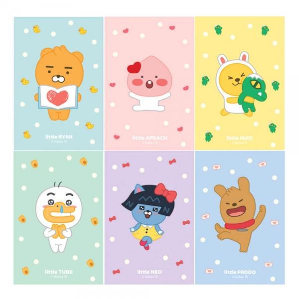 C] 1000 카카오리틀프렌즈 미니 카드 (14개세트)