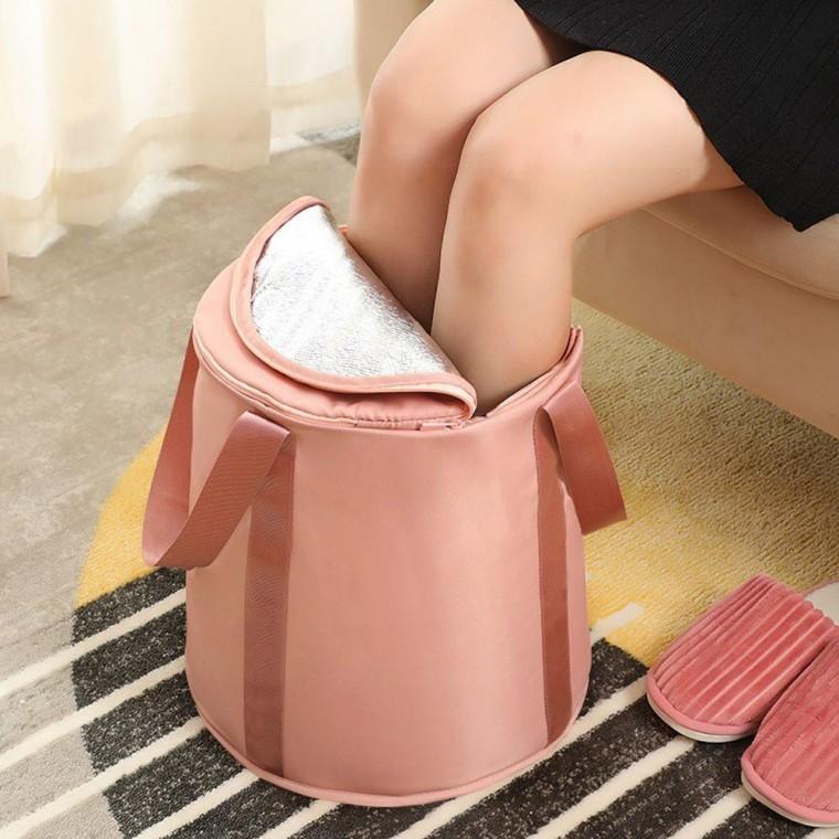 접이식 발 다리 족욕기 휴대용 습식 미니 바스켓