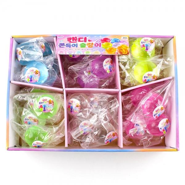 278C] 3000 캔디 쫀득이 슬랑이 (24개세트)