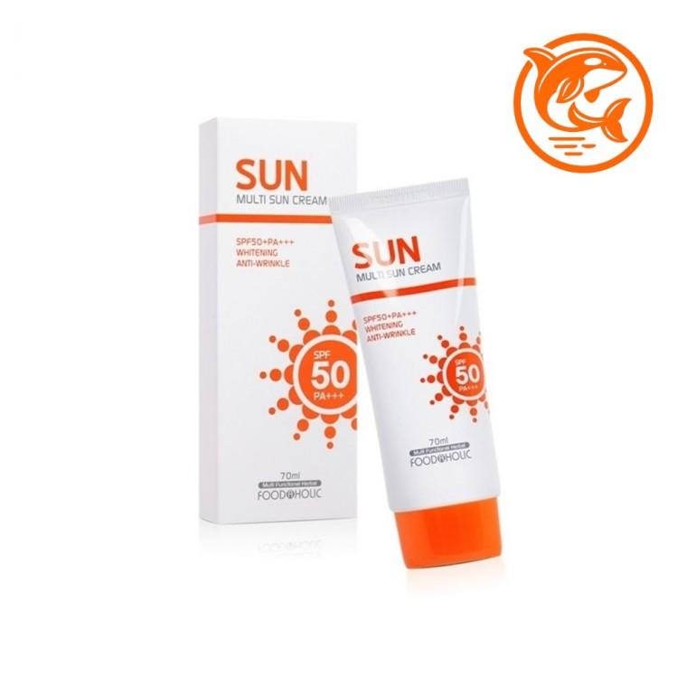 강력 자외선 차단 멀티 선크림 70ml 수분감 보습 보호 피부