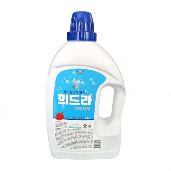 희드라 베이킹소다 함유 액체세제 2.5리터 세탁세제 빨래세제