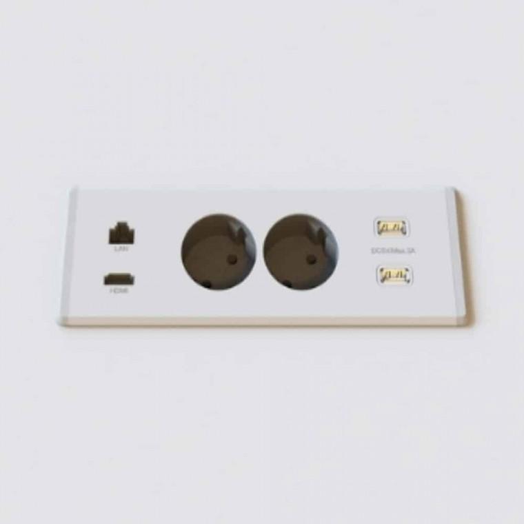 usb 매립콘센트 2구 테이블콘센트 빌트인콘센트 멀티탭USB 노출콘센트