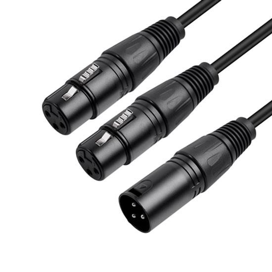 XLR 케이블 캐논 Y자 분배 마이크선 1XLR(수) 2XLR(암) SMC201 벨톤