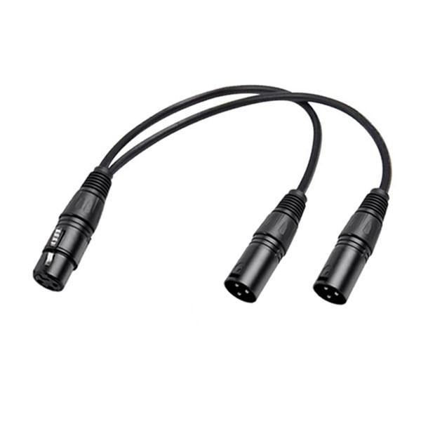 XLR 케이블 캐논 Y자 분배 마이크선 1XLR(암) 2XLR(수) SMC202 벨톤