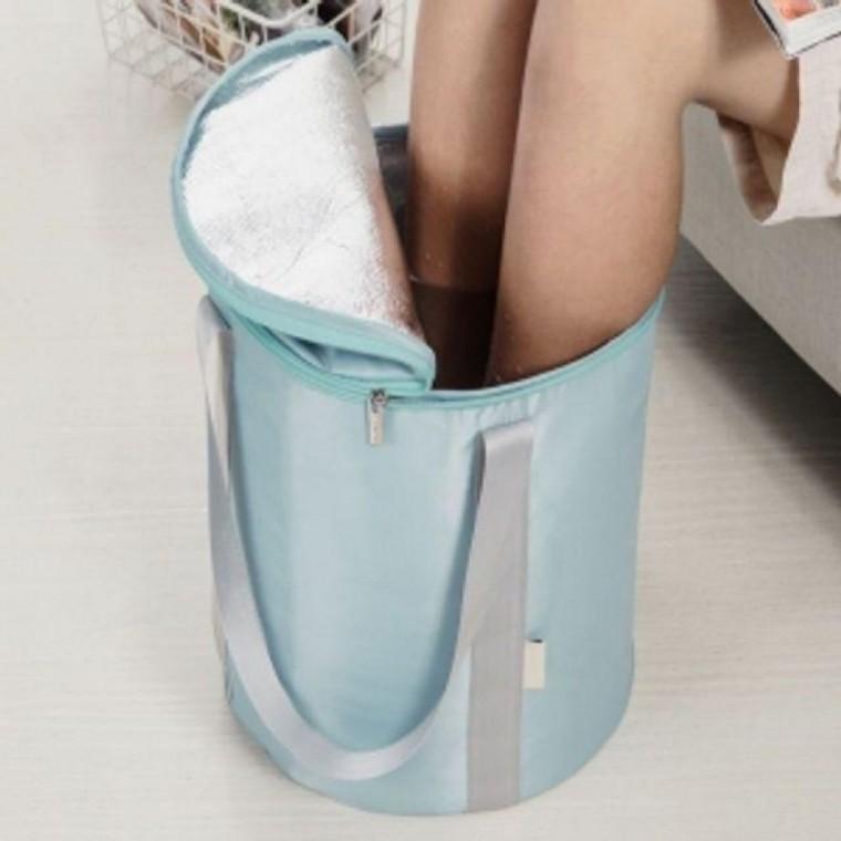 하이풋 접이식 족욕 바스켓 종아리 휴대용 발족욕기