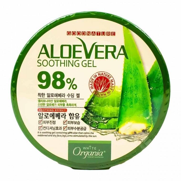 수딩 착한 페이 98 젤 오가니아 알로에 베라 화이트