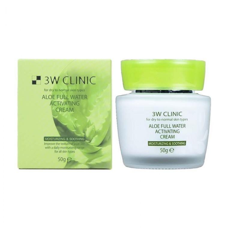액티베이팅 크림 50g 3W 알로에 워터 풀