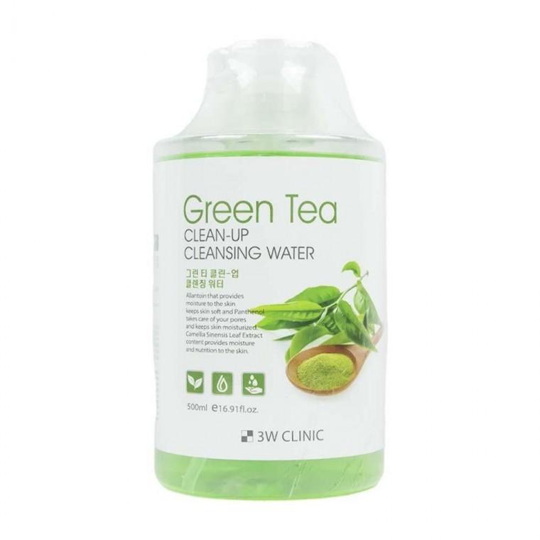 워터 3W 그린티 클렌징 500ml