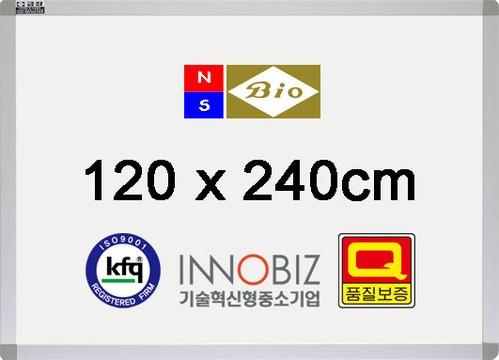 붙이는 자석 화이트보드 칠판 메모보드 우드1200x2400