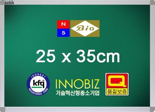 붙이는 자석 칠판 분필 보드 벽걸이 우드 250x350