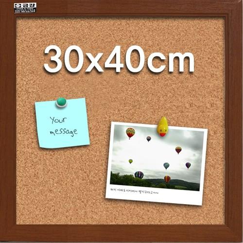 콜크게시판 압정 칠판 메모보드 코르크 보드 300x400