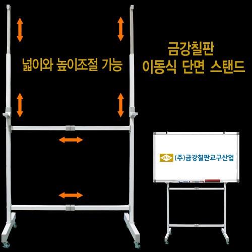 이동식스탠드 단면 칠판거치대 겸용 보드별매