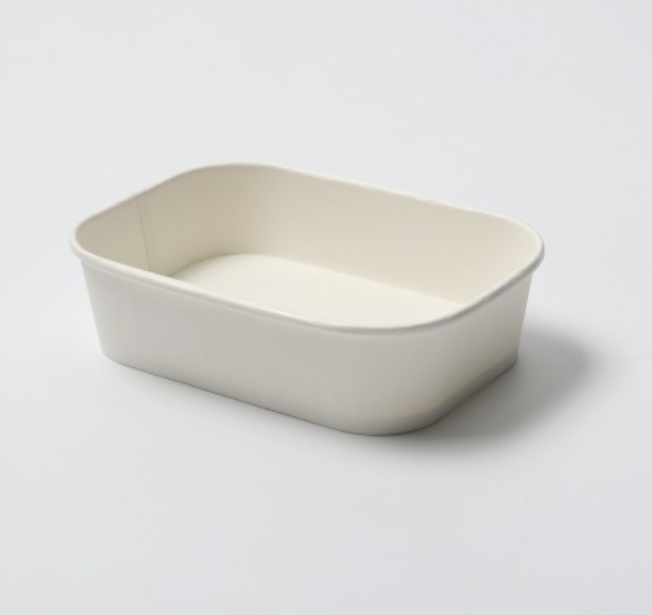 [TONG]천연 펄프소재 샐러드 샌드위치 용기 (백색/JH-R-580B/580ml) 300개 세트300개세트[BR]