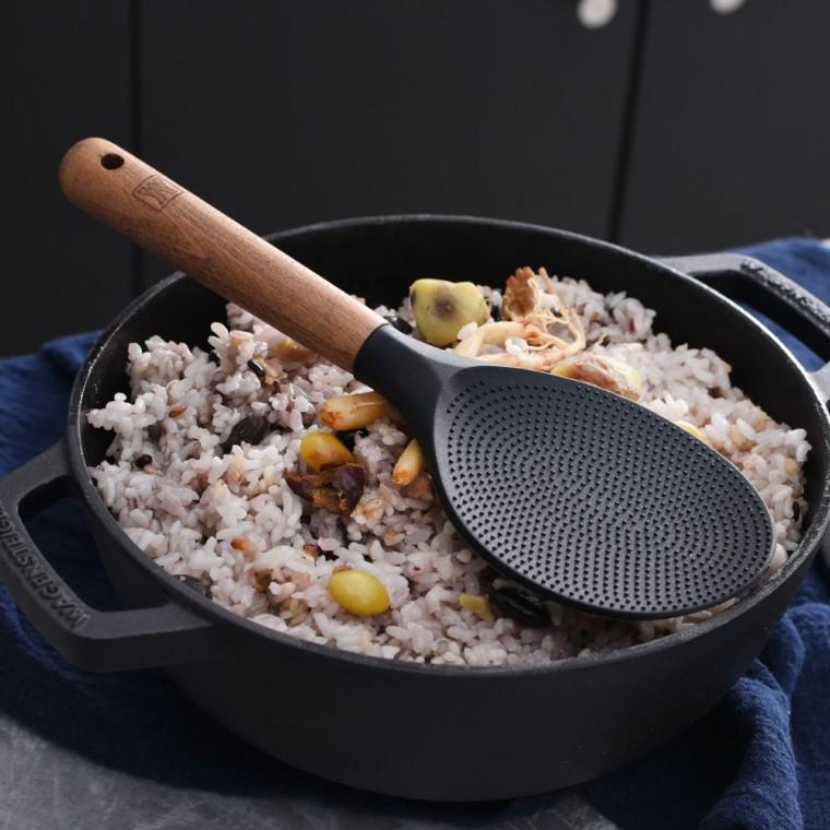 플렉시벨 실리콘 주걱 블랙 요리스푼 뒤집개
