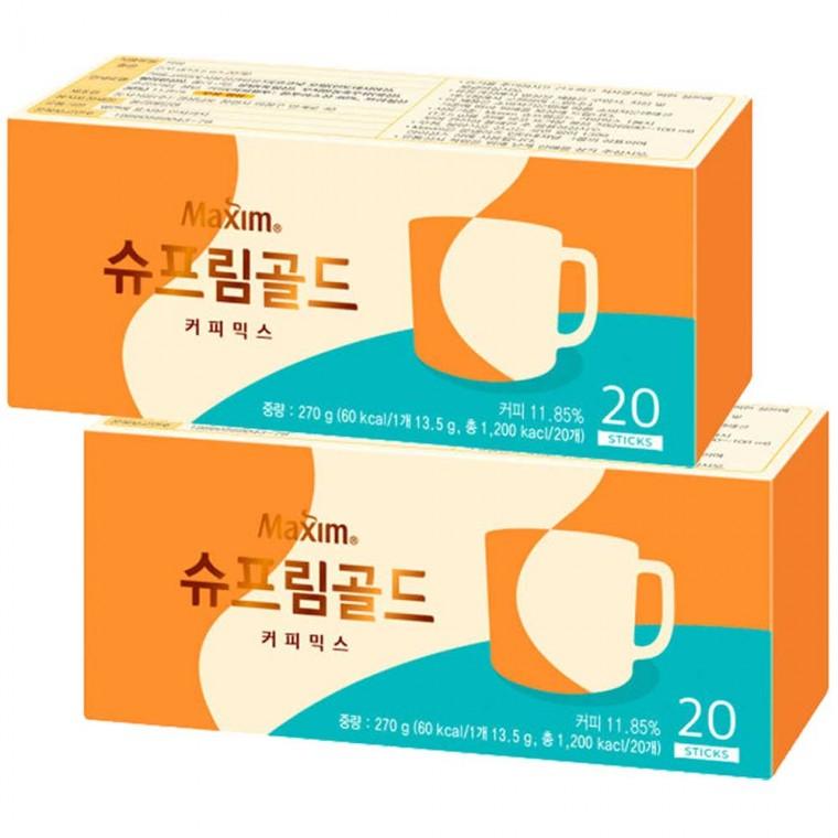 동서 맥심 슈프림골드 커피믹스 40T (20개입x2개)