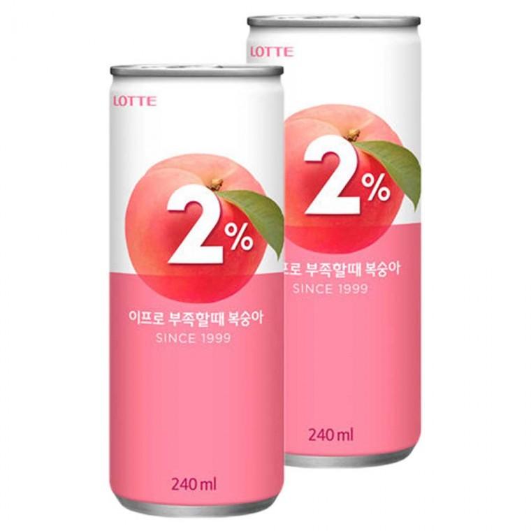 롯데 이프로 복숭아 240ml x 60캔 (30캔 2박스)