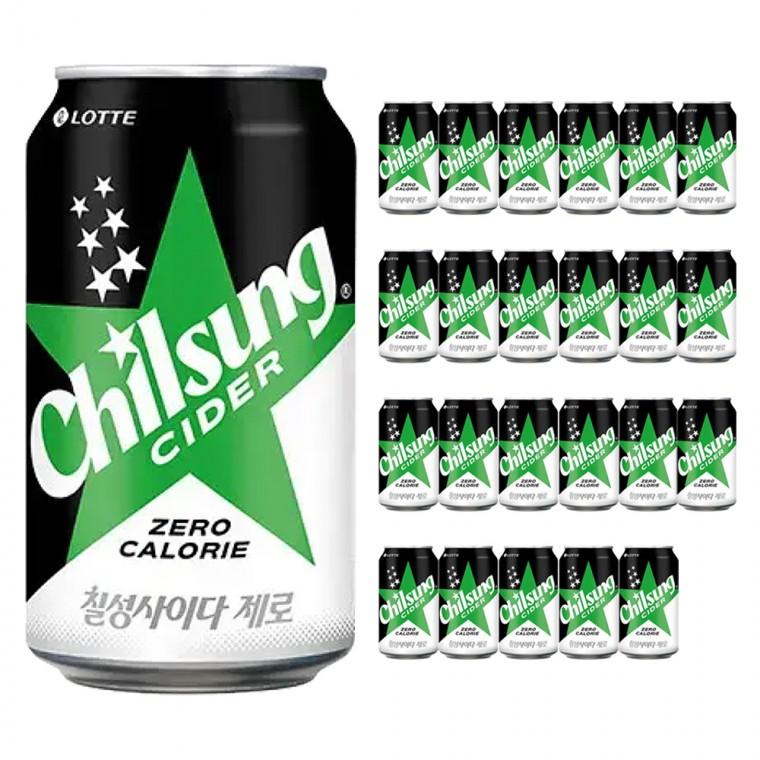 롯데 칠성사이다 제로 355ml x 24캔