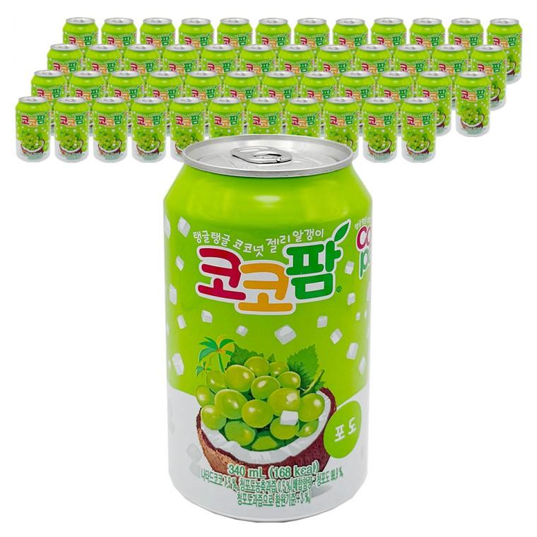 해태 코코팜 포도 340ml x 48캔 (24캔 2박스)