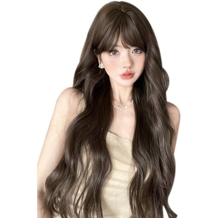 롱 웨이브 통가발 여성가발 긴머리가발 코스프레가발 여자가발 헤어스타일