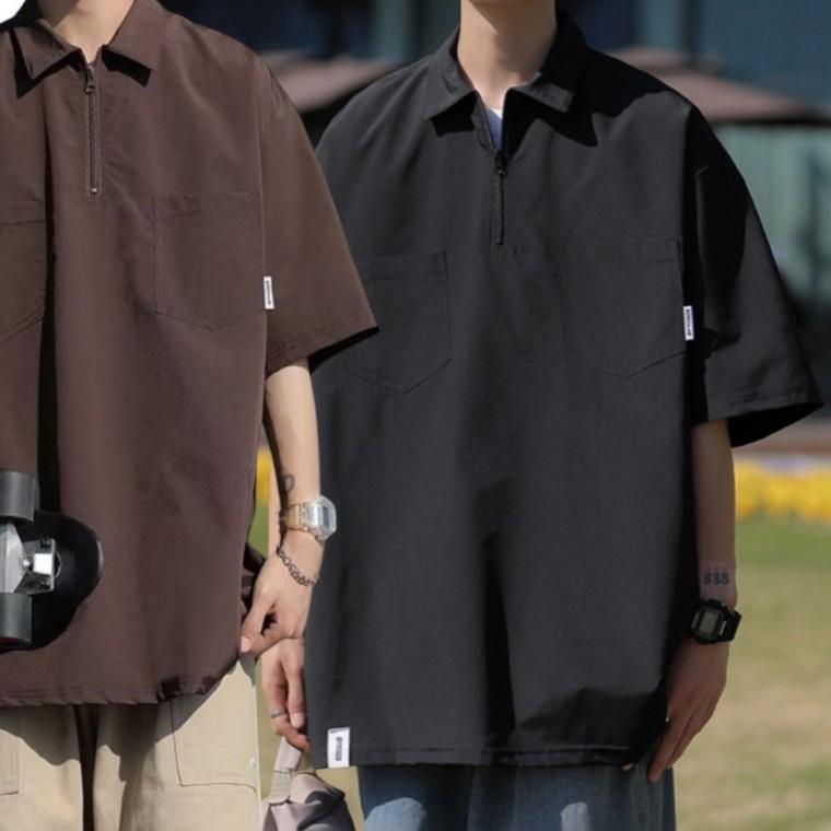 베르 아노락 남자 반팔 루즈핏 간절기용 박스티 데일리룩
