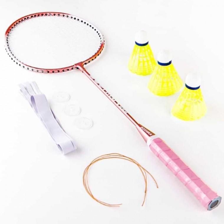 1인 LED 배드민턴 연습 세트 학생배드민턴라켓 배드민턴채 입문자배드민턴라켓 성인배드민턴