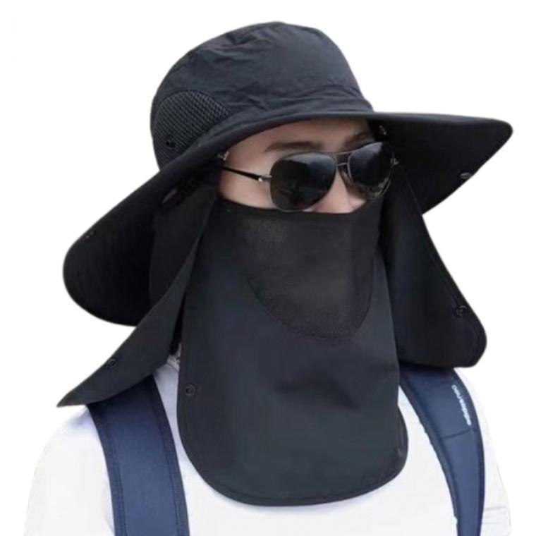넥커버 마스크 모자 분리형 360도 완벽차단 아웃도어 모자