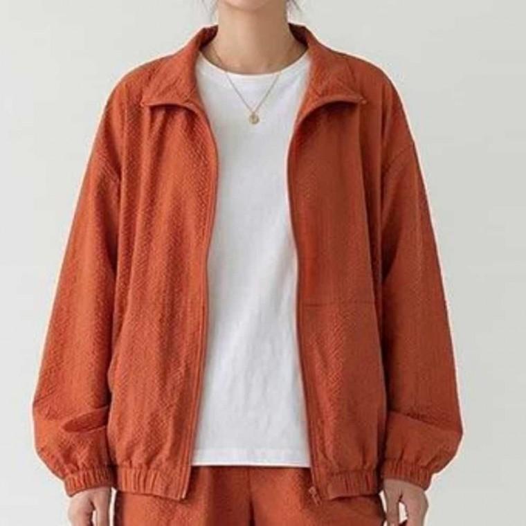 여자시어서커바람막이 여성여름자켓 여성바람막이점퍼 여름여자바람막이