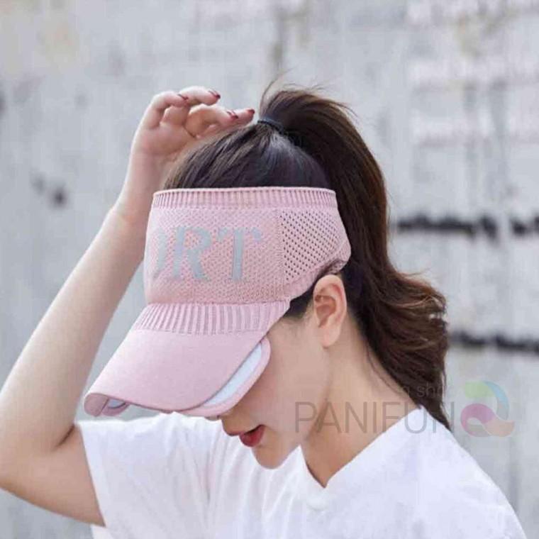 여름 썬캡 핑크 햇빛가리개모자 스포츠선캡 자외선썬캡 여자여름모자 햇볕가리개모자