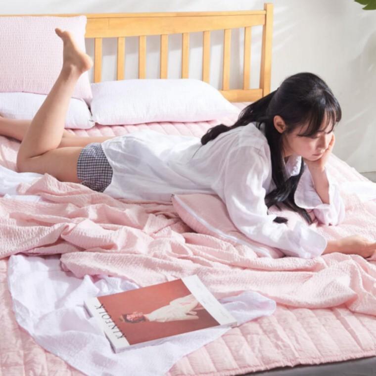 시원한 침구 여름 냉감 이불 패드 세트 차렵 홑이불 인견 단품 SS 핑크 냉감이불 여름이불패드세트 매트리