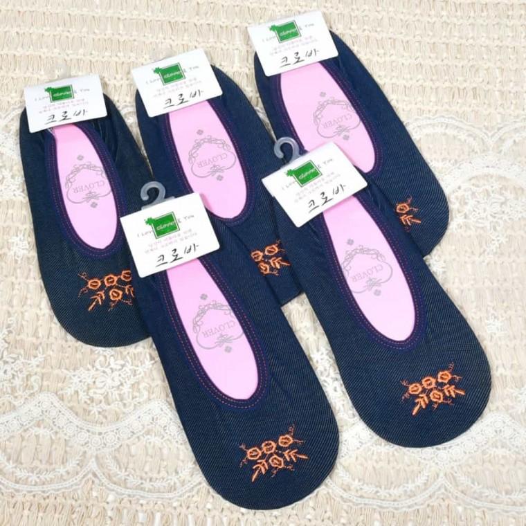 자수 청 덧신 여성덧신양말 여름덧신 여성양말 패션양말 여자덧신