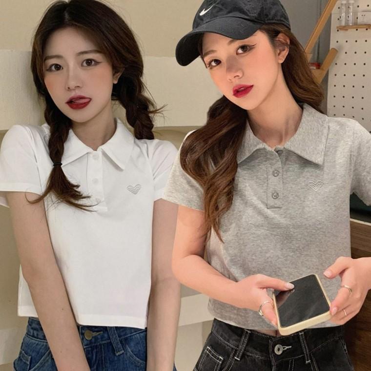 세미크롭 프린팅반팔티 입술넥티 여자빅사이즈반팔티 여자여름반팔티 귀여운