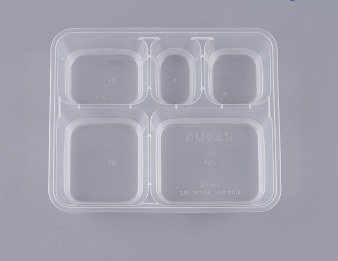 [TONG] BL-1200-5C 도시락 용기 5칸 (투명) [BR]