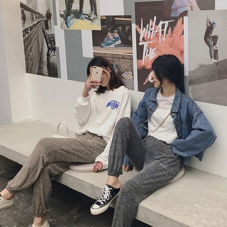 여자조거팬츠 여름 여자 팬츠 여성 바지 조거팬츠 쿨 몸빼 몸빼바지 밴딩