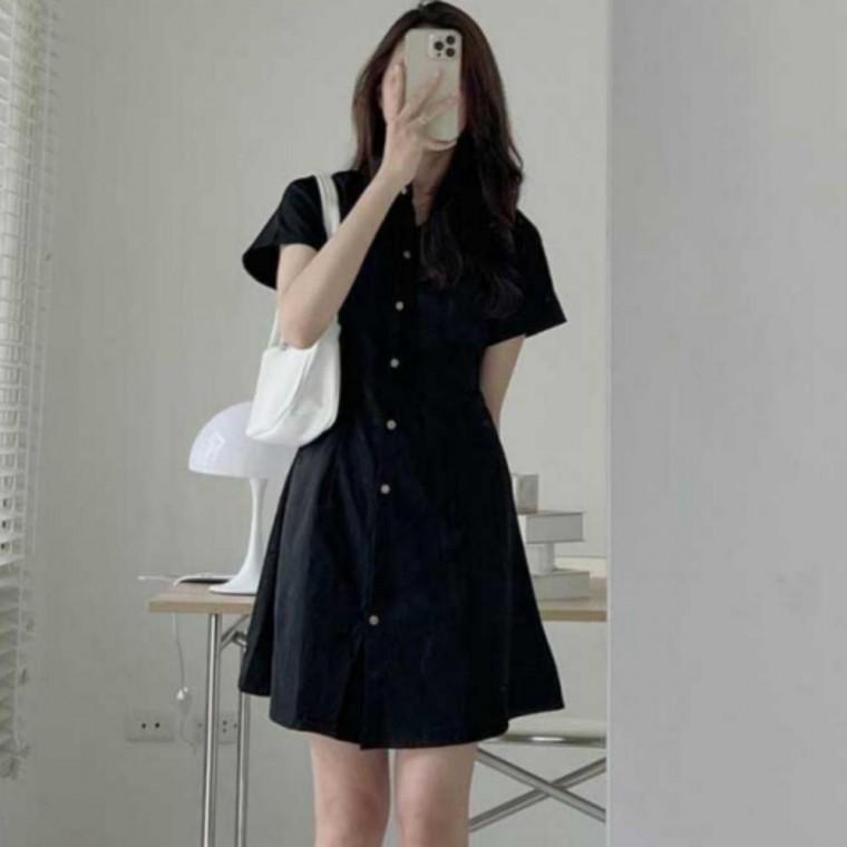 여성미니원피스 여름 출근 여자원피스 룩 직장인 상견례원피스 형 원피스 코디 셔츠 여자 반팔