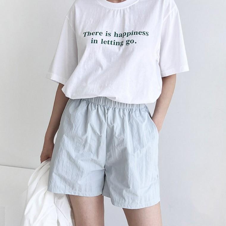여자밴딩반바지 여자반바지 고무줄반바지 데일리반바지 3부반바지 숏팬츠 여성여름반바지