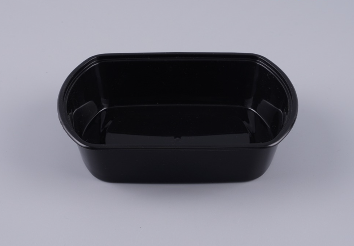 [TONG] W-21371 파스타 샐러드용기 (540ml/블랙) 300개 세트 [BR]