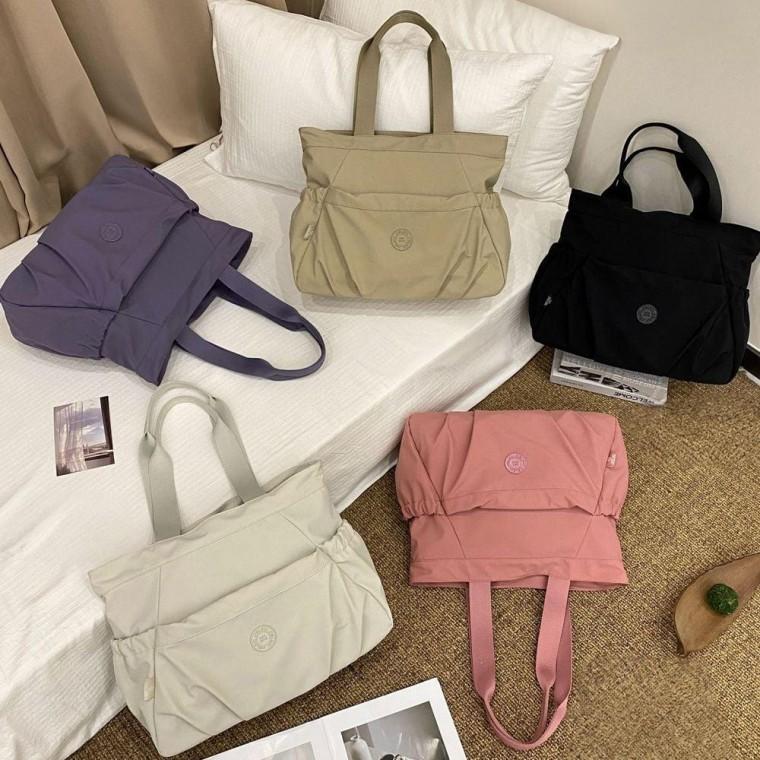 나일론 여성 빅 숄더백 데일리 보부상 가방 여름 휘뚜루마뚜루 빅숄더백 여행 여자 20대