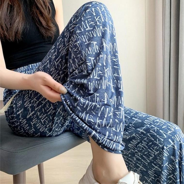 청바지 와이드 밴딩 쿨링 쿨데님 팬츠 여자 여름 여성 밴딩