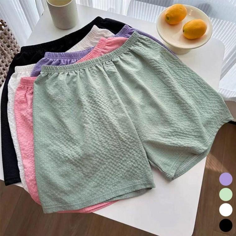 파스텔톤 잠옷 반바지 여자 여성 레이스 시원한 여름 파자마 트렁크